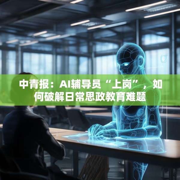 中青报：AI辅导员“上岗”，如何破解日常思政教育难题