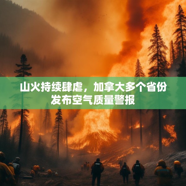 山火持续肆虐，加拿大多个省份发布空气质量警报