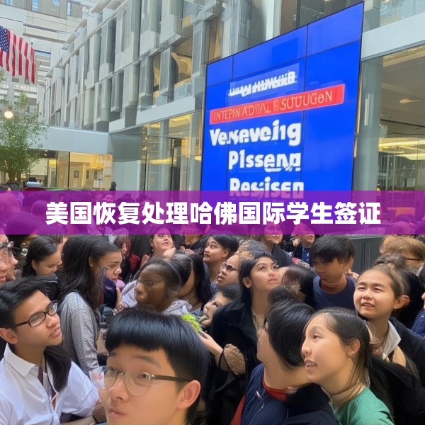 美国恢复处理哈佛国际学生签证