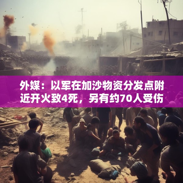 外媒：以军在加沙物资分发点附近开火致4死，另有约70人受伤