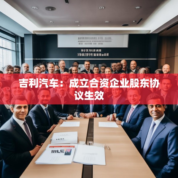 吉利汽车：成立合资企业股东协议生效