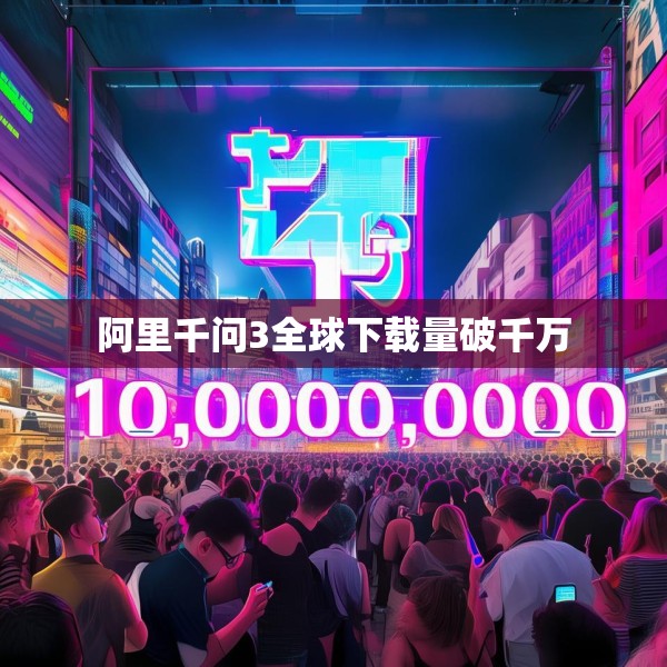 阿里千问3全球下载量破千万