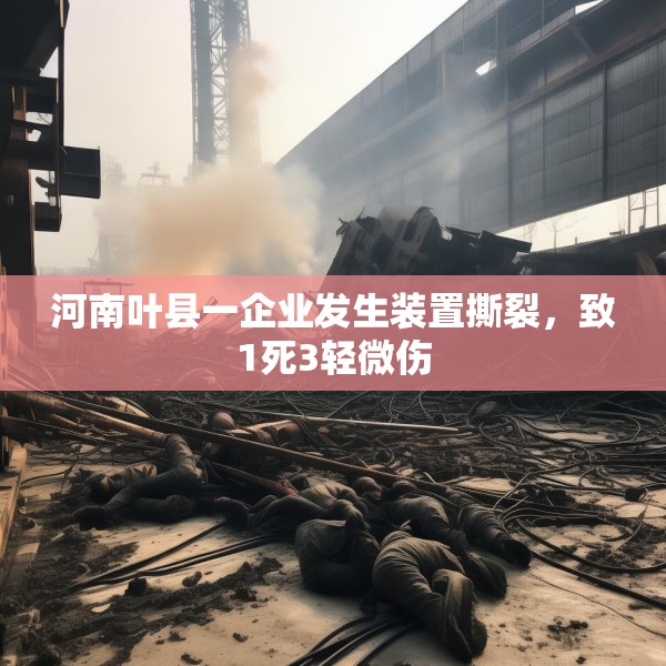 河南叶县一企业发生装置撕裂，致1死3轻微伤