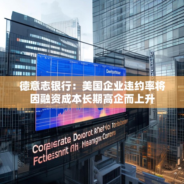 德意志银行：美国企业违约率将因融资成本长期高企而上升