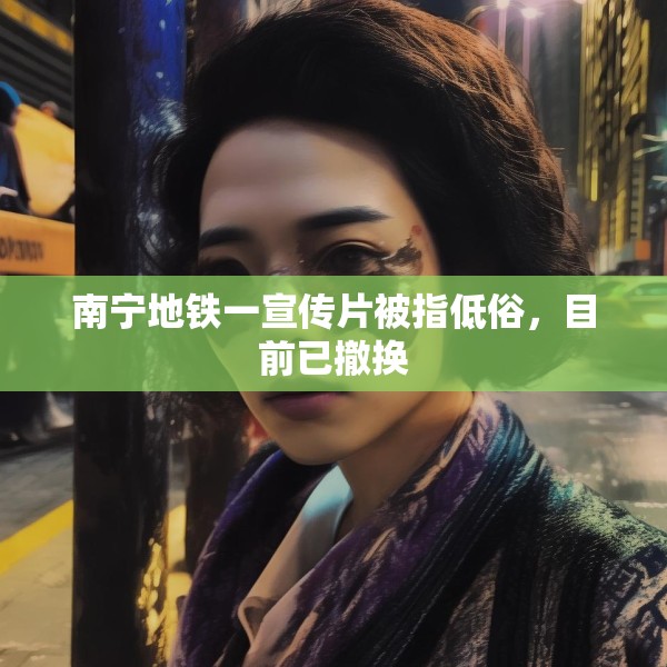 南宁地铁一宣传片被指低俗，目前已撤换