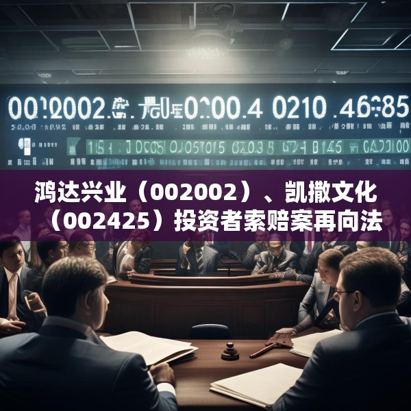 鸿达兴业（002002）、凯撒文化（002425）投资者索赔案再向法院提交立案