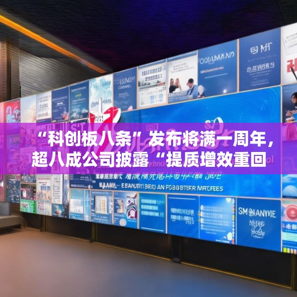 “科创板八条”发布将满一周年，超八成公司披露“提质增效重回报”方案