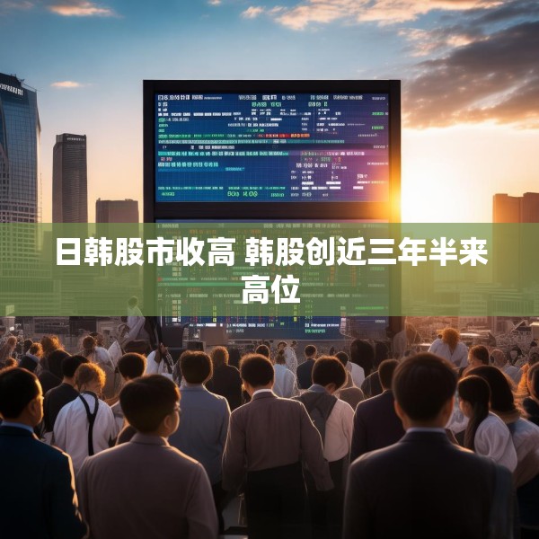 日韩股市收高 韩股创近三年半来高位