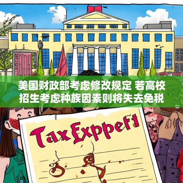 美国财政部考虑修改规定 若高校招生考虑种族因素则将失去免税资格