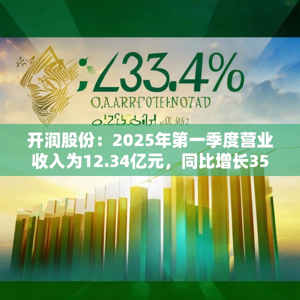 开润股份：2025年第一季度营业收入为12.34亿元，同比增长35.57%
