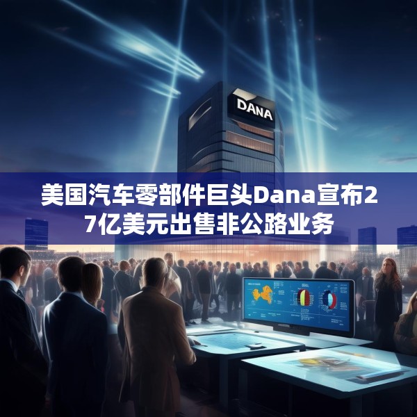 美国汽车零部件巨头Dana宣布27亿美元出售非公路业务