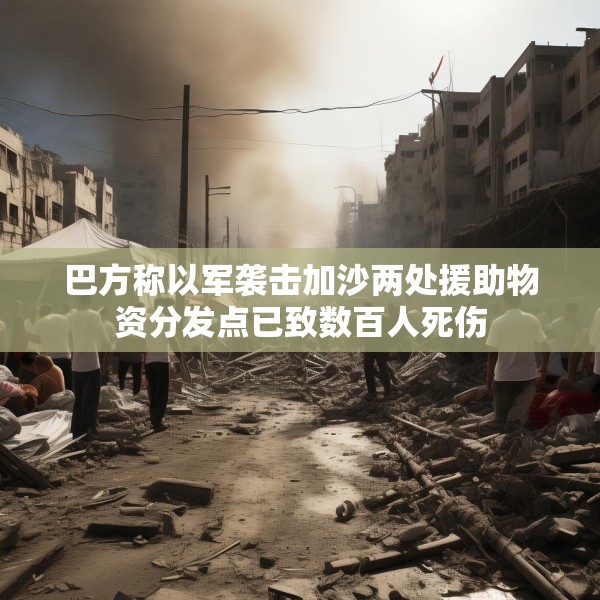 巴方称以军袭击加沙两处援助物资分发点已致数百人死伤