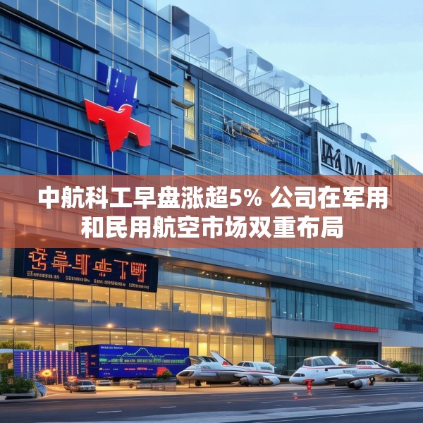 中航科工早盘涨超5% 公司在军用和民用航空市场双重布局