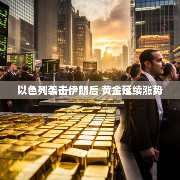 以色列袭击伊朗后 黄金延续涨势