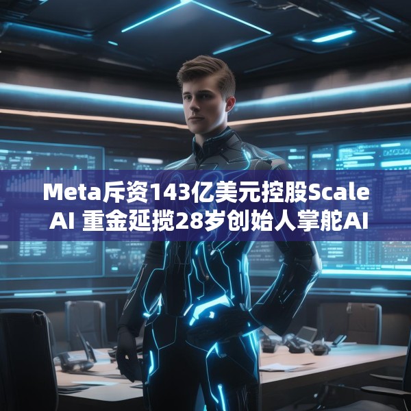Meta斥资143亿美元控股Scale AI 重金延揽28岁创始人掌舵AI超级计划