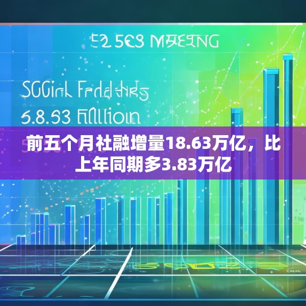 前五个月社融增量18.63万亿，比上年同期多3.83万亿