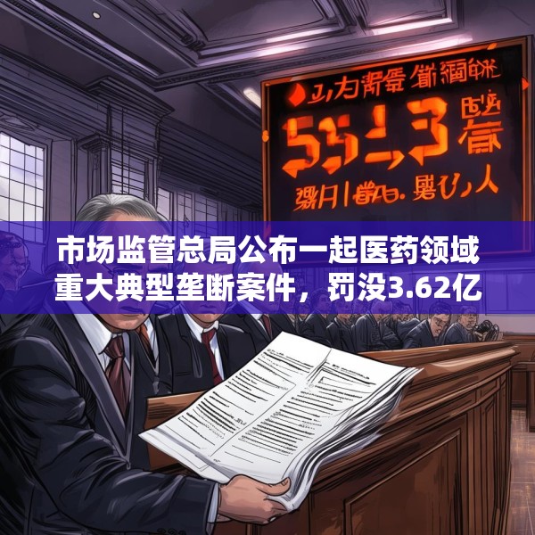 市场监管总局公布一起医药领域重大典型垄断案件，罚没3.62亿元