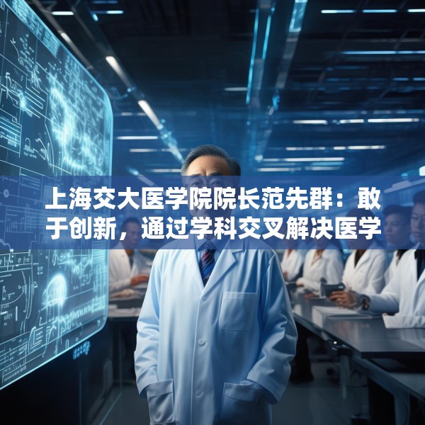 上海交大医学院院长范先群：敢于创新，通过学科交叉解决医学难题