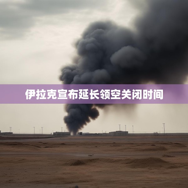 伊拉克宣布延长领空关闭时间