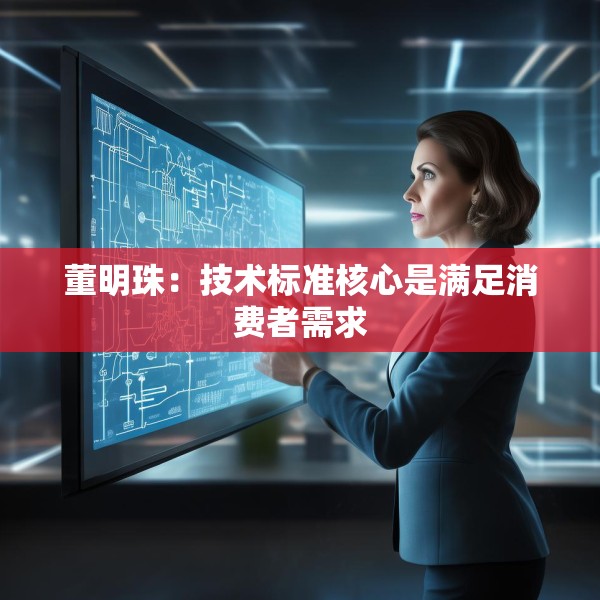 董明珠：技术标准核心是满足消费者需求