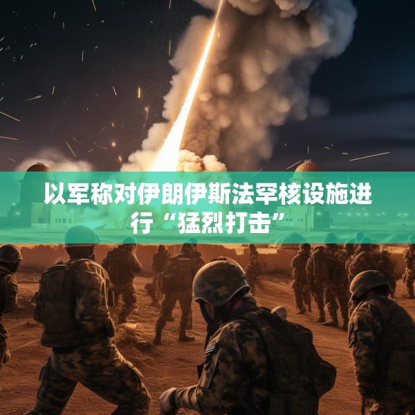 以军称对伊朗伊斯法罕核设施进行“猛烈打击”