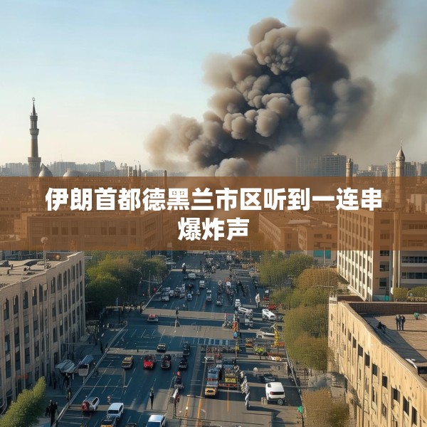 伊朗首都德黑兰市区听到一连串爆炸声