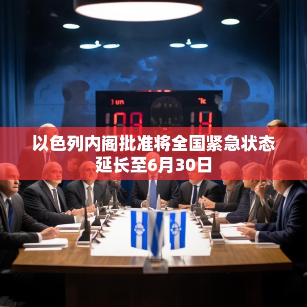 以色列内阁批准将全国紧急状态延长至6月30日
