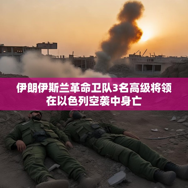 伊朗伊斯兰革命卫队3名高级将领在以色列空袭中身亡