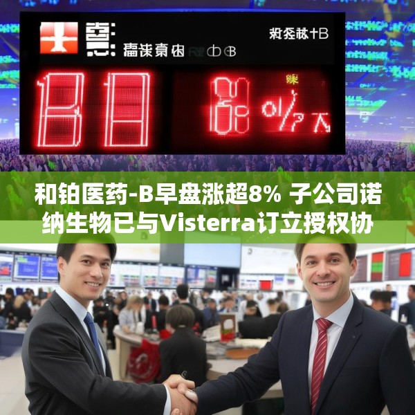 和铂医药-B早盘涨超8% 子公司诺纳生物已与Visterra订立授权协议