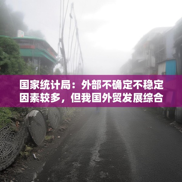 国家统计局：外部不确定不稳定因素较多，但我国外贸发展综合优势依然明显